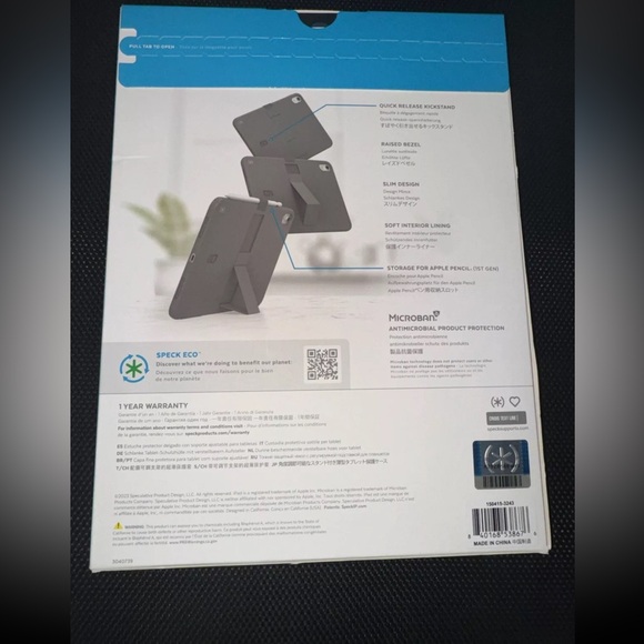 Speck - Standyshell Case for Apple iPad 10.9" (10th Gen 2022) - TEAL *New - Picture 2 of 2